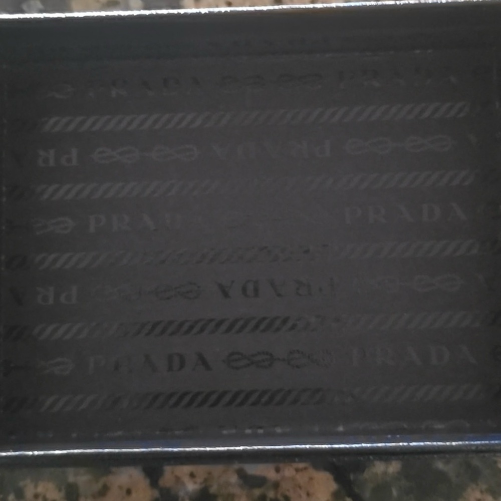 Silver Belt Chain With A Prada Lock And Key - image 3